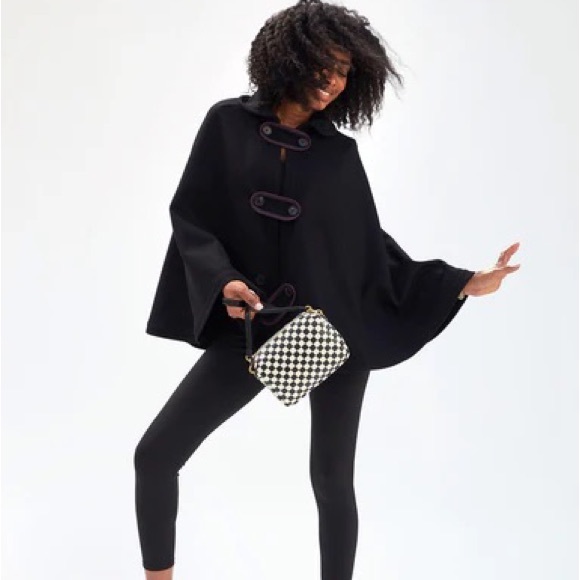 Steven Alan x Clare V Wool Cape - Picture 4 of 8